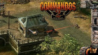 COMMANDOS 2 Men of Courage | Training Camp 2 - full gameplay walkthrough with commentary (HD)