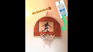 لعبة كرة السلة 🏀 للأطفال بإعادة التدوير | DIY Basketball 🏀  by waste materials