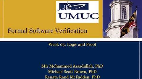 Formal Software Verification - Week 5 Introduction