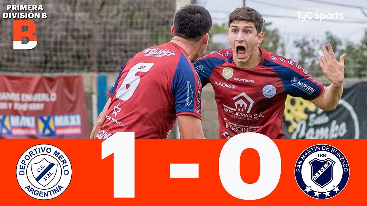Deportivo Merlo 1-0 San Martín de Burzaco | Primera División B | Fecha ...