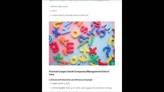 Significance of Generative AI #ai #chatbot #openai #googlebard #chatgpt #llm #gemini