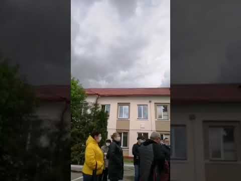 Работники скорой помощи в Бобруйске против съемочной группы БТ