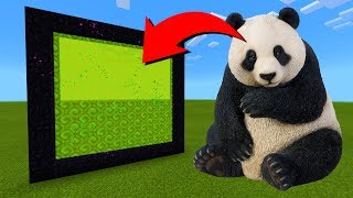 How To Make A Portal To The Panda Dimension in Minecraft!