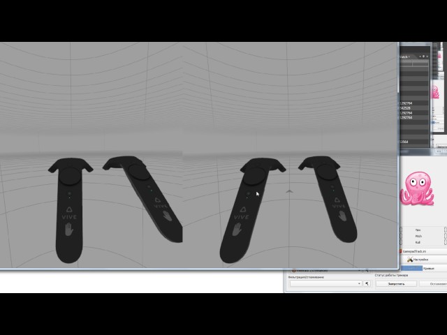 FreePIE + OpenTrack Xbox to Hydra emulation for SteamVR demo