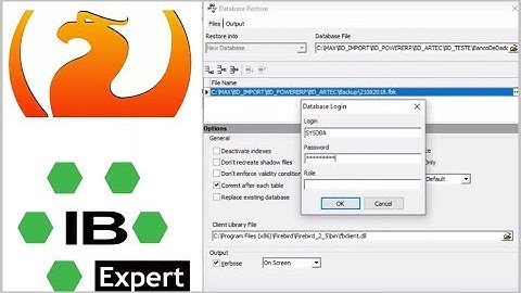 Como Restaurar Backup e Registrar Banco de Dados FireBird com IBExpert