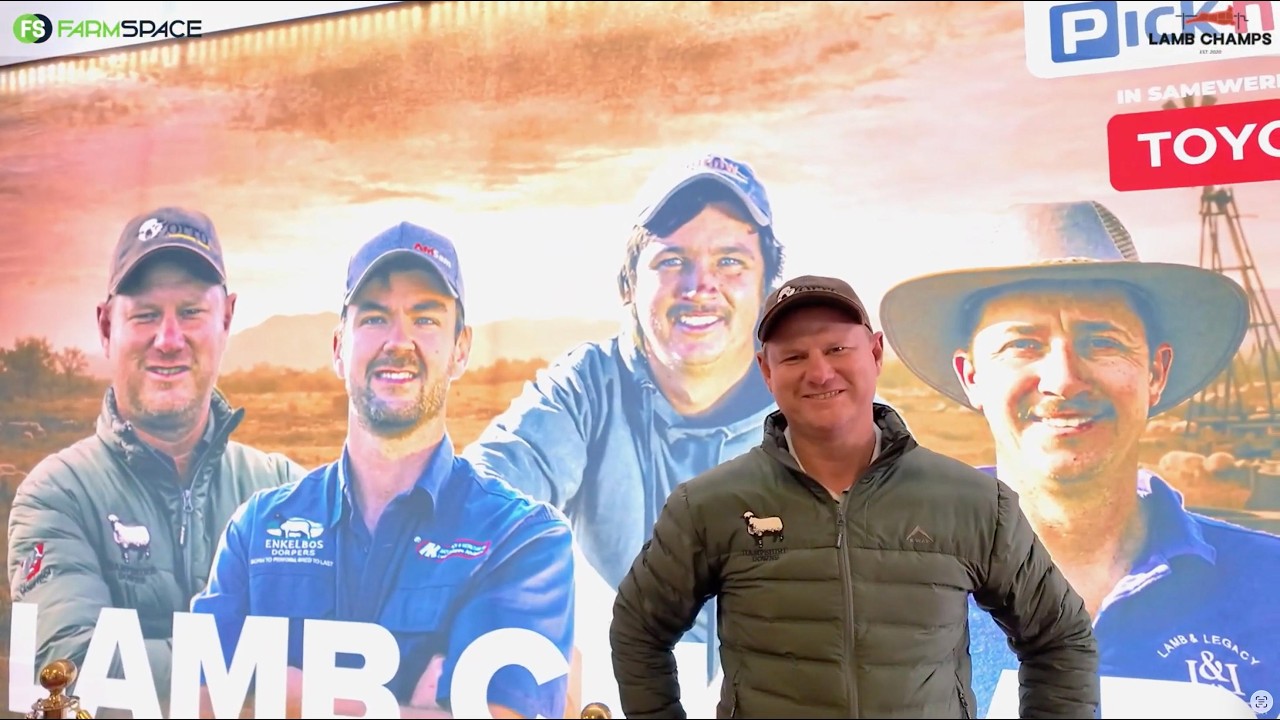 Hennie vertel ons meer oor sy boerdery en waarom hy met Hampshire Down skape boer.
