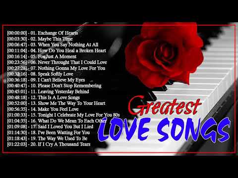 Greatest Hits Love Songs of all time - YouTube