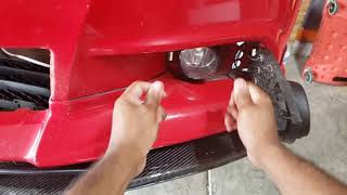 How To: G37 fog light overlay 2008 Infiniti G37 Fog Lights