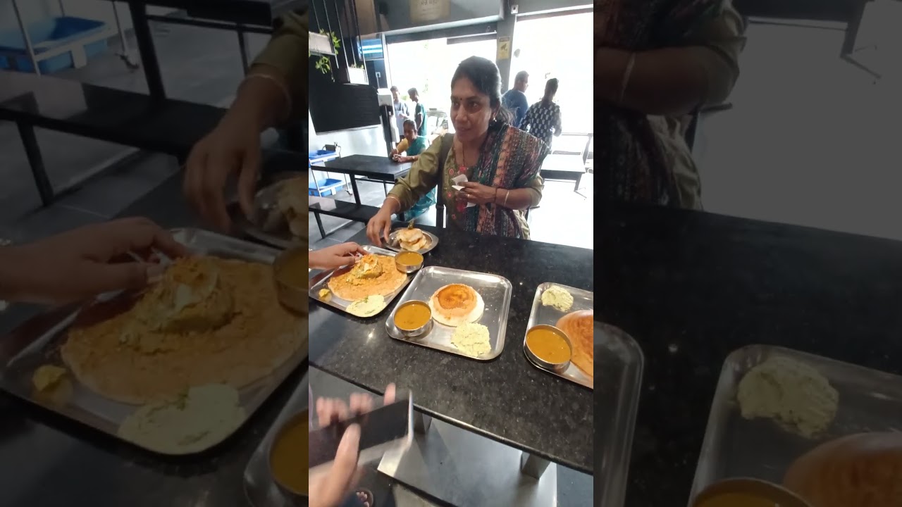 Having breakfast in Social kitchen Coimbatore