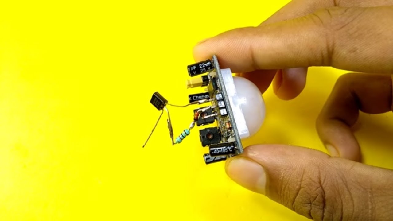 motion detector alarm using pir sensor