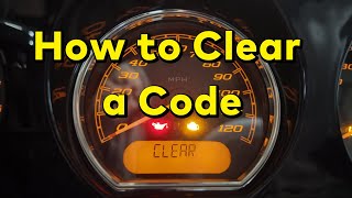 How to clear those codes from your Harley Davidson