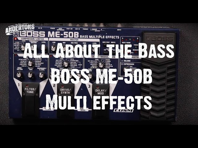 All About the Bass - BOSS ME50B - Put Your Foot It
