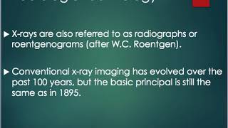 Screencast voiceover Radiologic Technology