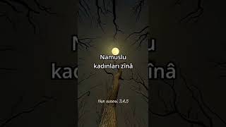 Nur Suresi 3-4-5.Ayet Meali