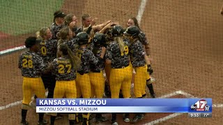 Mizzou softball squeezes out Border Showdown victory over Kansas