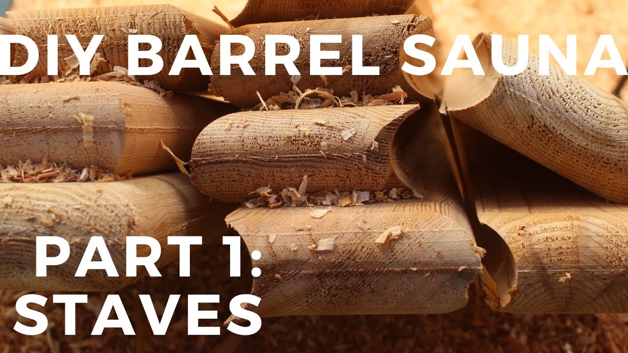 how to build a barrel sauna