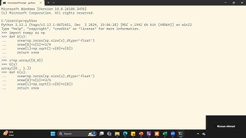 Fixed-point iteration for two nonlinear equation-python demo