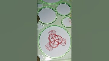 SPIROGRAPH DESIGN‼️ #spirograph #spirographtutorial #shorts #short #viral #rotary