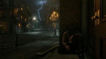 A Long Nap During A Thunderstorm In Saint Denis | RDR2 ASMR