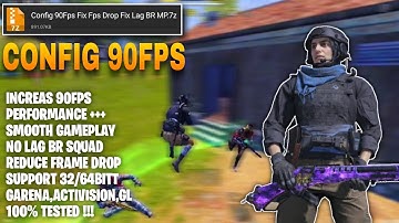 COD MOBILE 90FPS | CONFIG FIX FPS DROP & ANTI LAG BR MP | CONFIG CODM