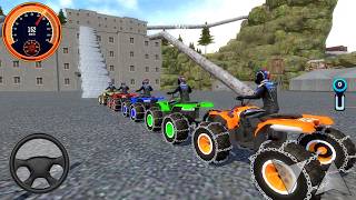 Extreme Motocross ATV Bike Stunts #3 - Impossible Dirt Quad Bikes Racing Game - Android IOS Gameplay screenshot 4