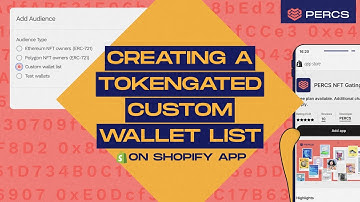 Creating a Custom Wallet List for your tokengated campaign on Shopify!