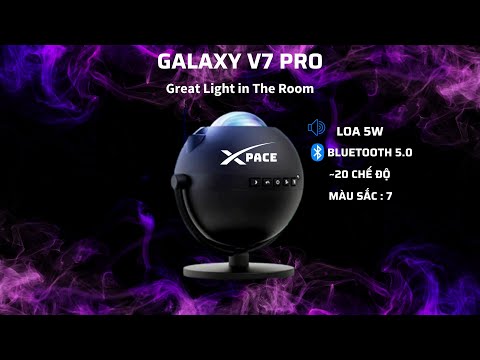 Video Đèn Ngân Hà V7 PRO Chiếu Bầu Trời Sao 20 Chế... - youtube