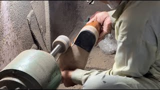 Process of Making HANDMADE Ostrich Leather Boots Start To Finish, Full Finish Video of upper