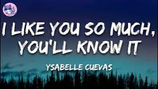 Ysabelle Cuevas - I Like You So Much, You'll Know It (Lyrics // Cover By Arvian)