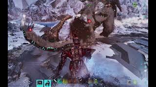 Solo Taming the Ice Titan with a Mek | Ark Survival Ascended - Extinction