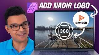 How To Add Your Own Nadir Logo To 360 Photo | Affinity Photo Tutorial screenshot 3