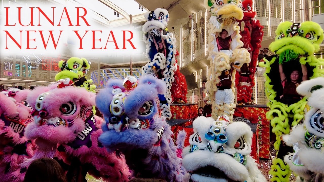 Largest Lion Dance in Houston?! 15+ Lions at POST Houston Lunar New Year 2026 Celebration | 4K