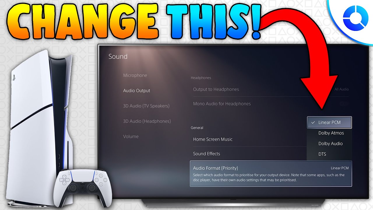 Ps Audio Setting Most PS5 Users Get This Wrong! - Audio Settings Guide - YouTube