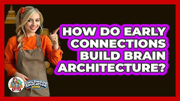 How Do Early Connections Build Brain Architecture?