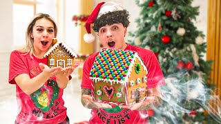 MAKING GINGERBREAD HOUSES ZOOTED!! *HILARIOUS* Vlogmas Day 4