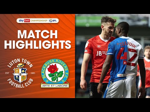 Luton Blackburn Goals And Highlights