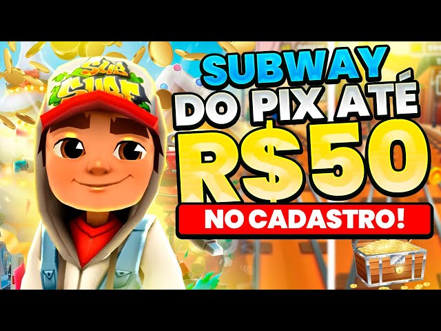 LANÇOU O NOVO JOGO Subway Surfers Do Pix PAGANDO NO CADASTRO +100% De BÔNUS