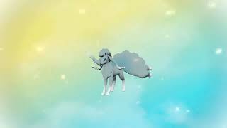 When your Alolan Vulpix evolves into Alolan Ninetales in Pokémon Legends: Arceus