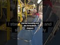 Crazy person tries to ruin MUNI buss today in San Francisco.