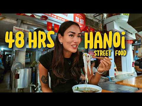 Best Street Food Places in Hanoi, Vietnam 🇻🇳 Food & Travel Guide