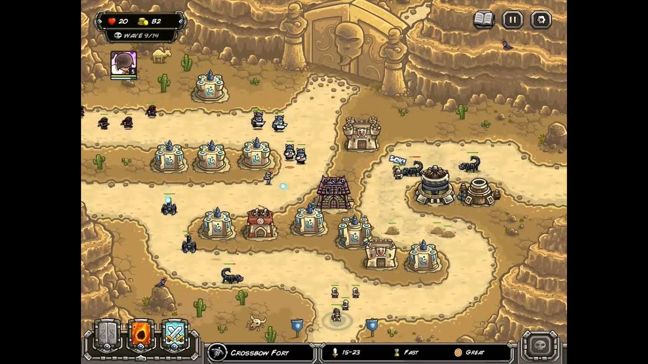 kingdom rush frontiers walkthrough