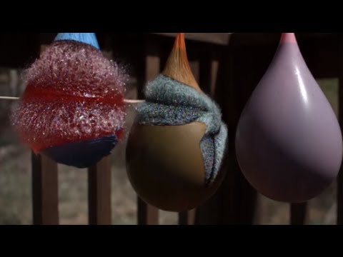 Incredible ﻿Water Balloon Bust at 25000fps - Slow Mo Experiment