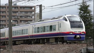 特急しらゆき4号上越妙高行きE653系H202編成54M【4K】