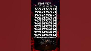 Can you spot It Speed Challenge! 7 Seconds! Go! #shorts #numberspuzzle #iq