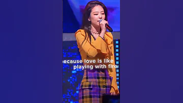 Jennie Playing With Fire Viral Lyrics Blackpink Kpopidol Kpop Viral Jennie 