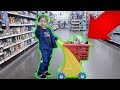 Damian Does The Ace Family Grocery Shopping Challenge (CUTEST THING EVER)