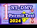 Dmv practice test ny  2024  practice permit test ny    part 01