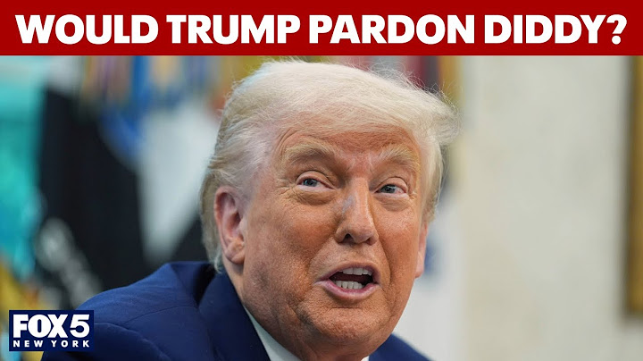 Trump on whether he would pardon Diddy