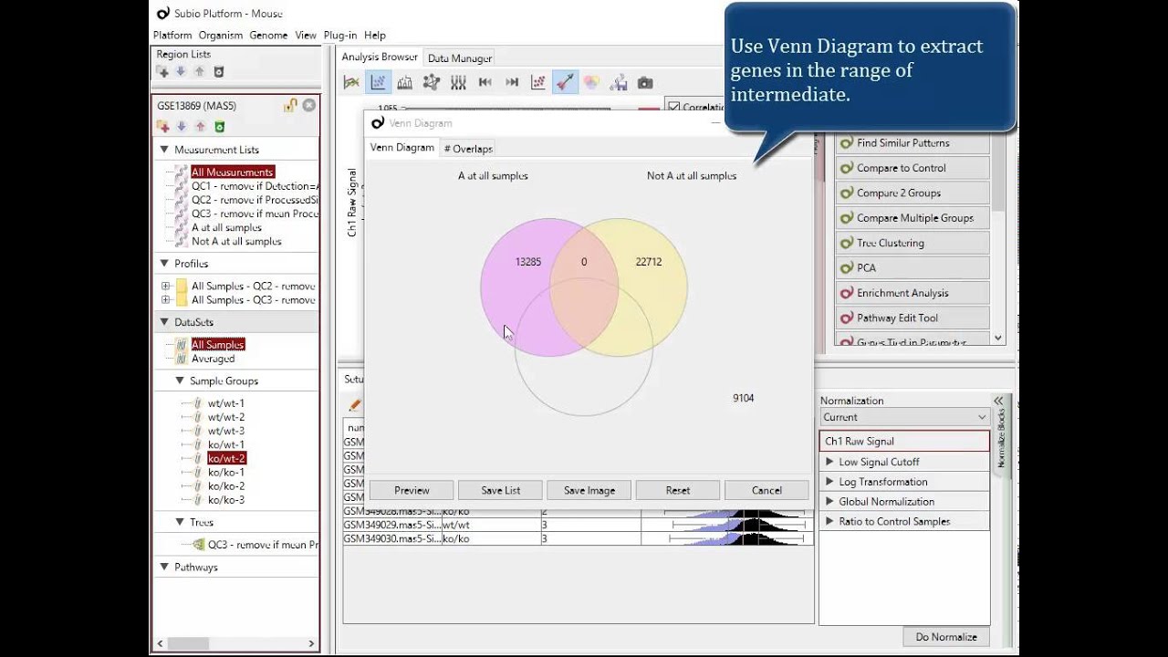 Filtering on Affymetrix Flag Values YouTube