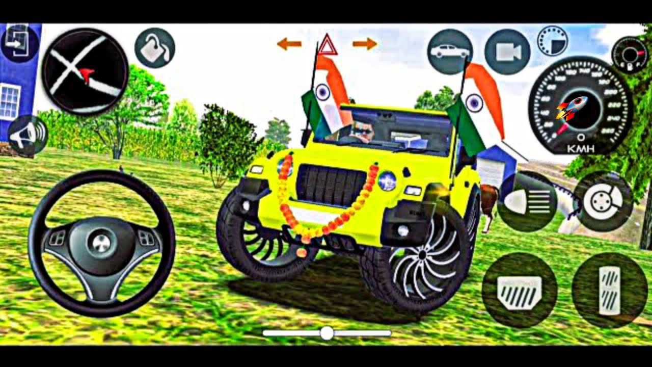 Modified Mahindra Thar😈Games:Indian Yellow Thar (Gadi Wala Games) Car Game Android Game - #2025